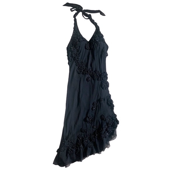 Sue Wong Dresses & Skirts - Sue Wong Vintage Silk Halter Neck Dress